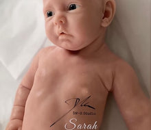 Load image into Gallery viewer, Custom Order Sarah Toddler sculpt by Doris Moyers-Hornbogen Full Body Silicone Doll