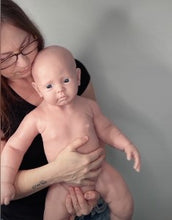 Load image into Gallery viewer, Custom Order Sarah Toddler sculpt by Doris Moyers-Hornbogen Full Body Silicone Doll