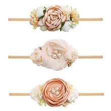 Load image into Gallery viewer, 3 Pack Floral Headband Set (Design 5)