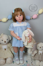 Load image into Gallery viewer, White Doll Stand for dolls 28" to 35”