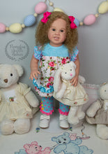 Load image into Gallery viewer, White Doll Stand for dolls 28" to 35”