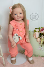 Load image into Gallery viewer, White Doll Stand for dolls 28" to 35”