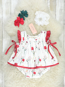Red Polka Dot Poppy Bloomers Outfit