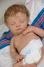 Load image into Gallery viewer, Custom Order newborn Landen sculpt by Jennifer Costello Full Body Silicone Boy Doll