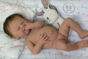 Custom Order Preemie Mari Lou sculpt by Jennifer Costello Full Body Silicone Doll Mari-lou