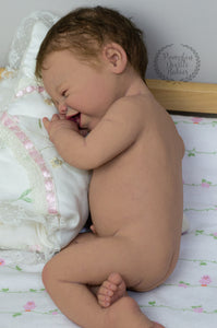 Custom Order Preemie Mari Lou sculpt by Jennifer Costello Full Body Silicone Doll Mari-lou