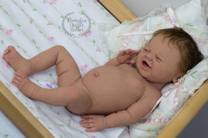 Custom Order Preemie Mari Lou sculpt by Jennifer Costello Full Body Silicone Doll Mari-lou