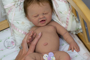 Custom Order Preemie Mari Lou sculpt by Jennifer Costello Full Body Silicone Doll Mari-lou