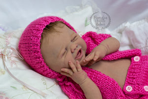 Custom Order Preemie Mari Lou sculpt by Jennifer Costello Full Body Silicone Doll Mari-lou