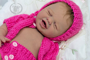 Custom Order Preemie Mari Lou sculpt by Jennifer Costello Full Body Silicone Doll Mari-lou