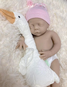 Custom Order Brynlee Full Body Preemie Silicone Doll Melanie Ingold