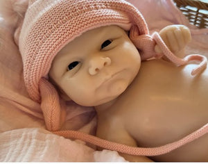 Custom Order Roxy by Bonnie Sieben Full Body Newborn Silicone Doll