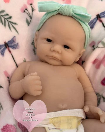 Custom Order Riko by Bonnie Sieben Full Body Newborn Silicone Doll