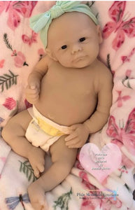Custom Order Riko by Bonnie Sieben Full Body Newborn Silicone Doll