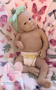 Custom Order Riko by Bonnie Sieben Full Body Newborn Silicone Doll