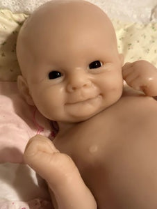Custom Order Scarlett by Bonnie Sieben Full Body Newborn Silicone Doll