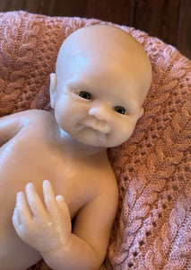 Custom Order Clementine by Kristin Englert Full Body Newborn Silicone Doll