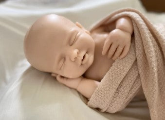 Custom Order Mylah by Kristen Englert Full Body Newborn Silicone Doll