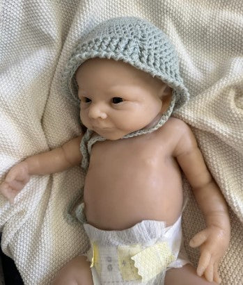 Custom Order Max by Bonnie Sieben Full Body Newborn Silicone Doll