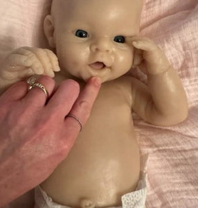 Custom Order Mei by Bonnie Sieben Full Body Newborn Silicone Doll