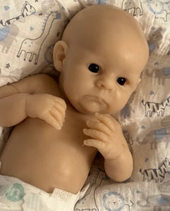 Custom Order Keenan by Bonnie Sieben Full Body Newborn Silicone Doll