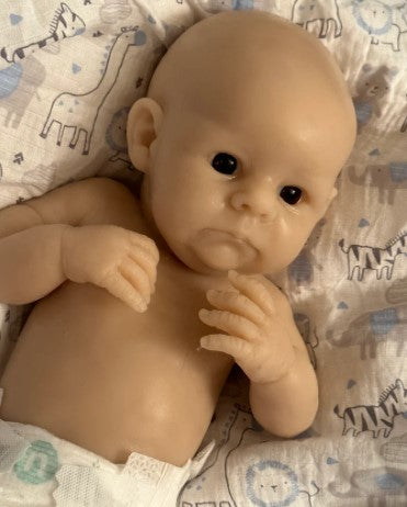 Custom Order Keenan by Bonnie Sieben Full Body Newborn Silicone Doll