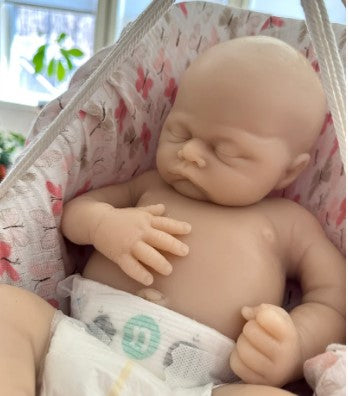 Custom Order Olivia by Bonnie Sieben Full Body Newborn Silicone Doll