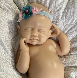 Custom Order Rya by Kristen Englert Full Body Newborn Silicone Doll