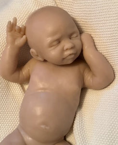 Custom Order Izabel by Kristen Englert Full Body Newborn Silicone Doll