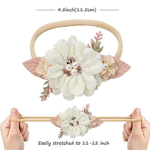 3 Pack Floral Headband Set (Design 3)